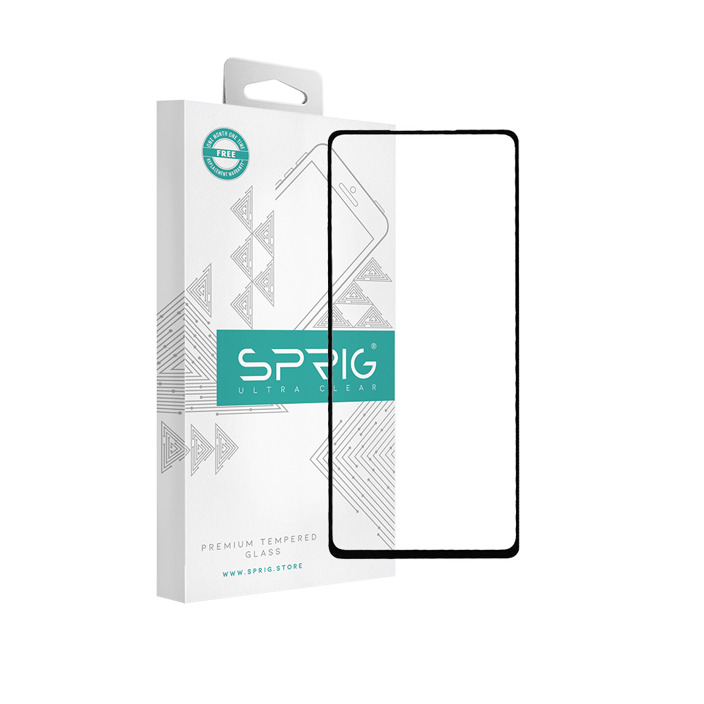 sprig full cover tempered glass screen protector for samsung galaxy s21 fe 5g