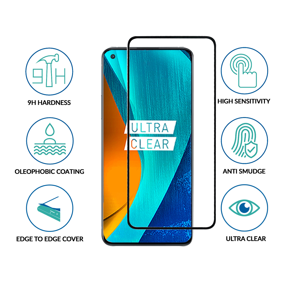 sprig full cover tempered glass screen protector for oneplus 8t