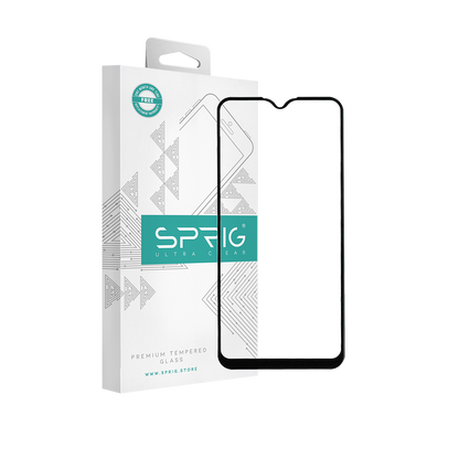 sprig full cover tempered glass screen protector for realme narzo 20