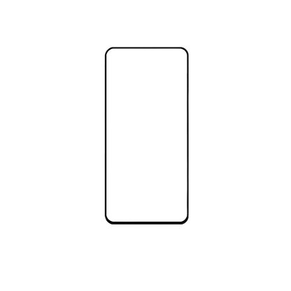 sprig full cover tempered glass screen protector for xiaomi poco x2 (black)