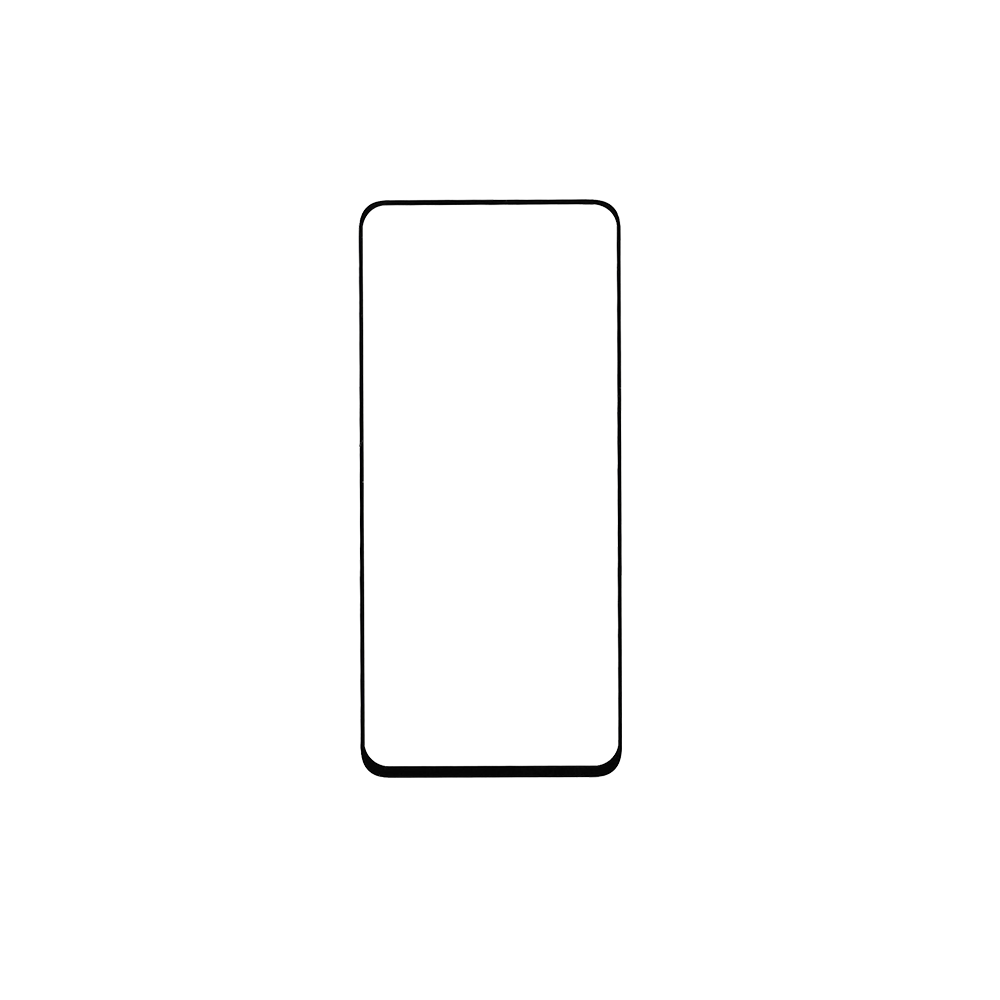 sprig full cover tempered glass screen guard for samsung galaxy a90 (black)