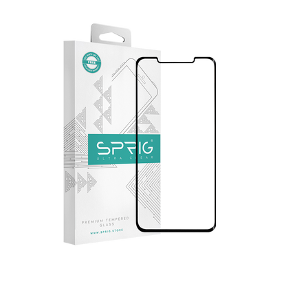 sprig full cover hot bending tempered glass screen protector for huawei mate 20 pro (edge glue)
