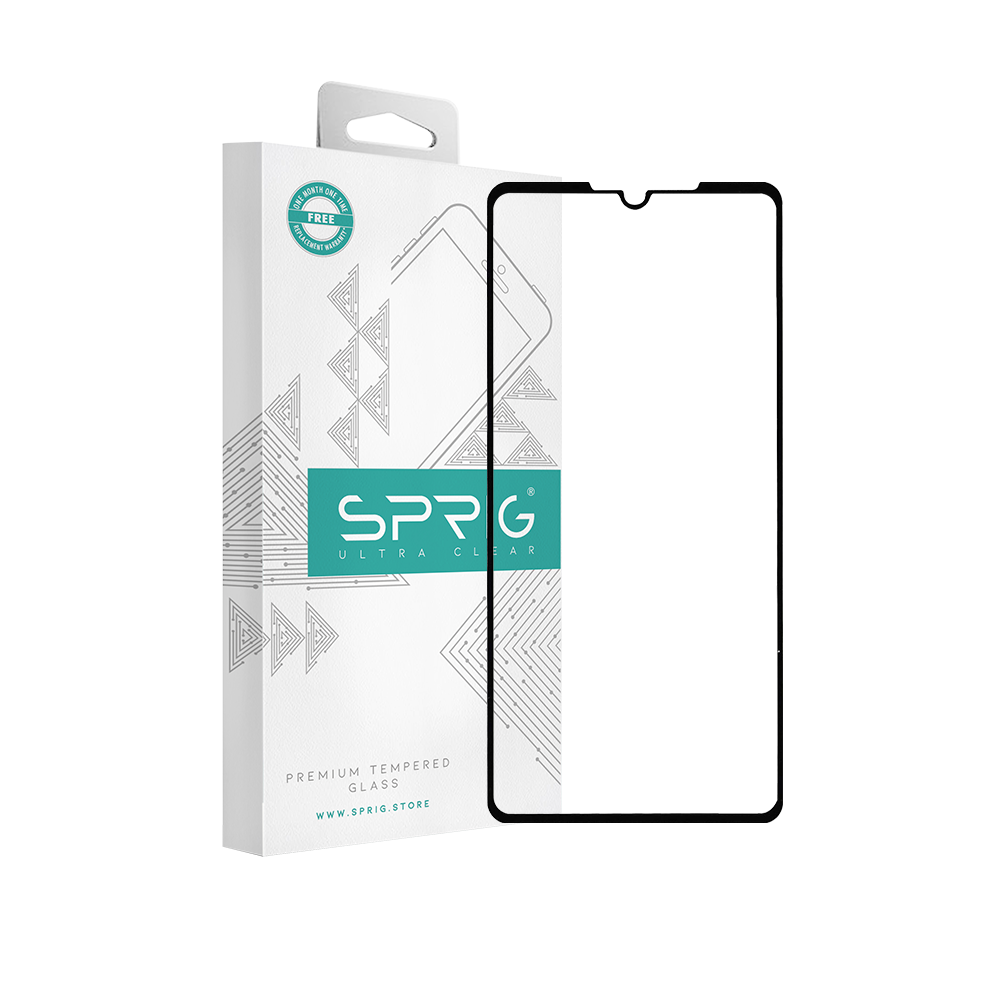 sprig full cover  tempered glass/ screen protector for vivo t1 44w