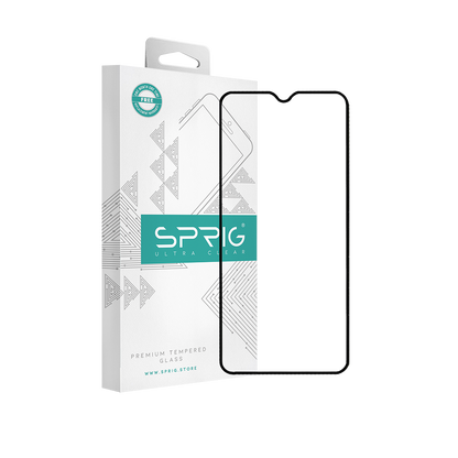 sprig full cover tempered glass screen protector for realme c25y