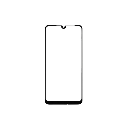 sprig full cover tempered glass/screen protector for honor 9a (black)