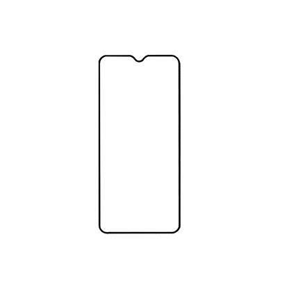 sprig full cover tempered glass screen protector for oppo a53s 5g (black)