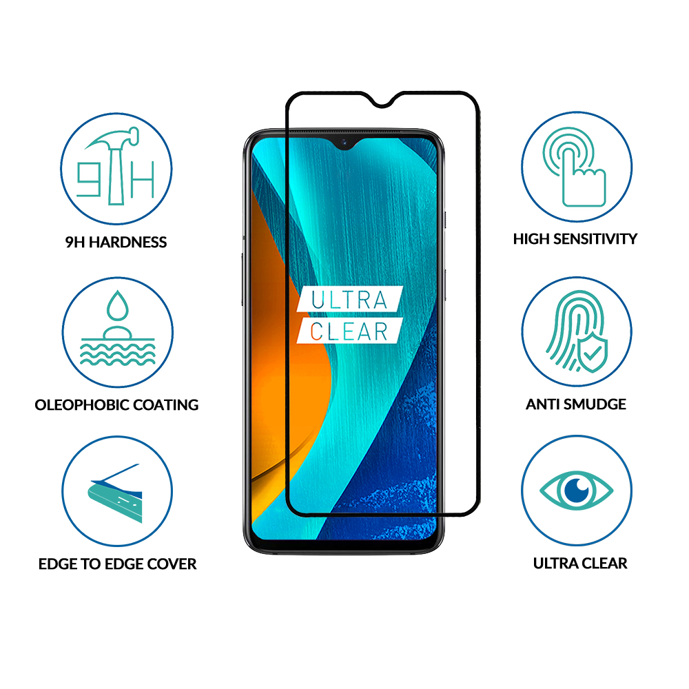 sprig full screen tempered glass screen protector for realme c11