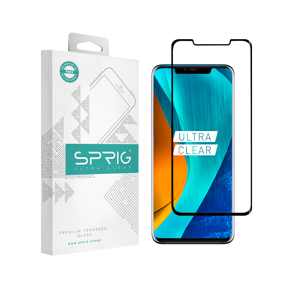 Huawei Mate 20 Pro Tempered Glass Screen Guard by Sprig