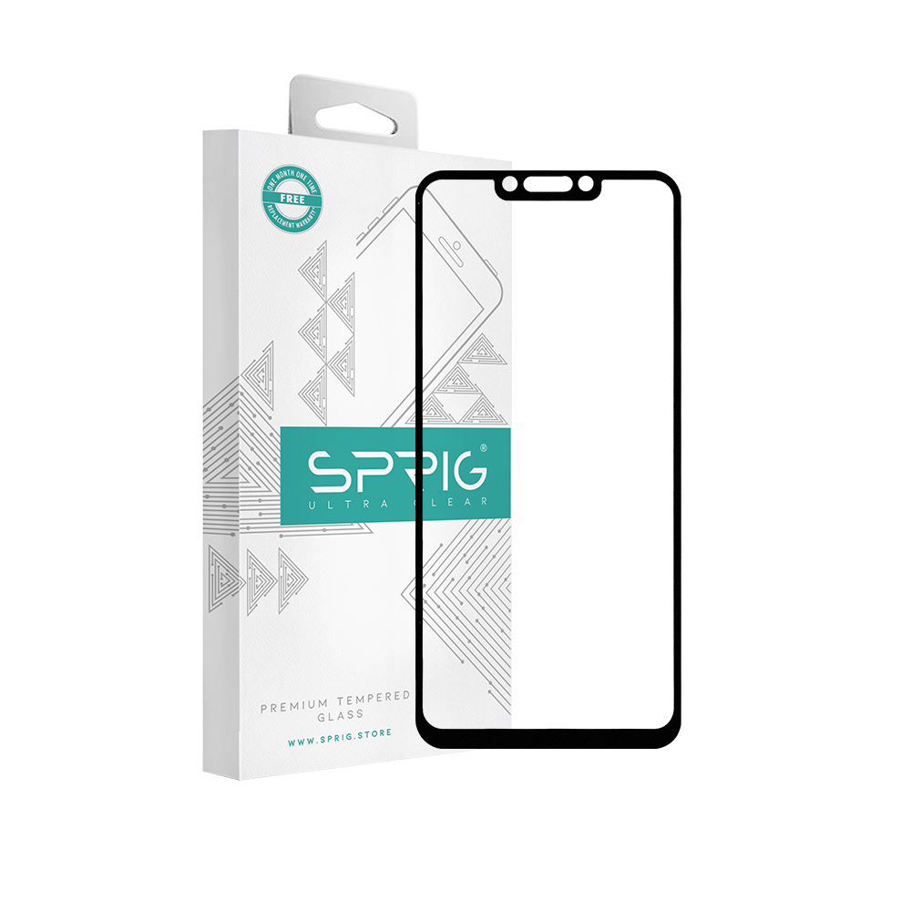 sprig full screen tempered glass screen protector for huawei mate 20 lite