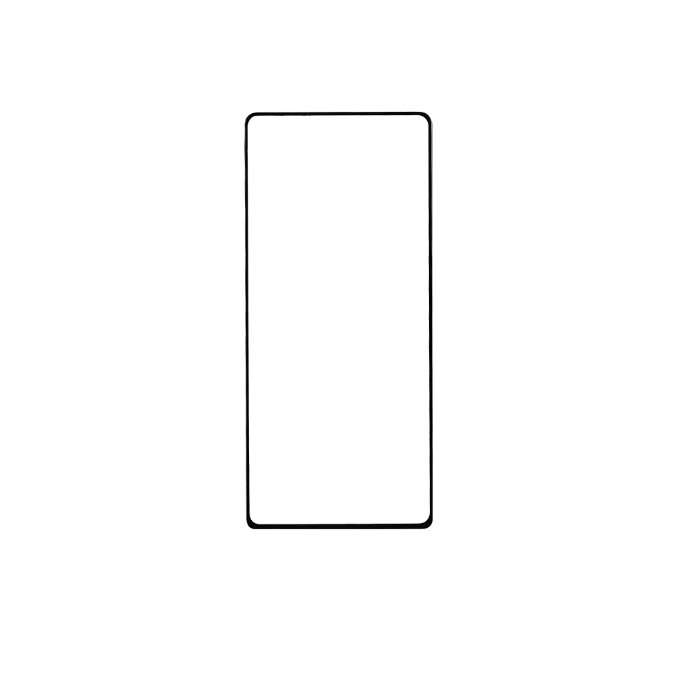 sprig full screen tempered glass screen protector for samsung galaxy s10 lite (black)