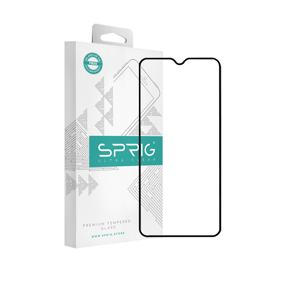 sprig full cover tempered glass screen protector for oneplus 7