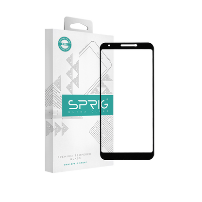 sprig full cover tempered glass screen protector for google pixel 3a