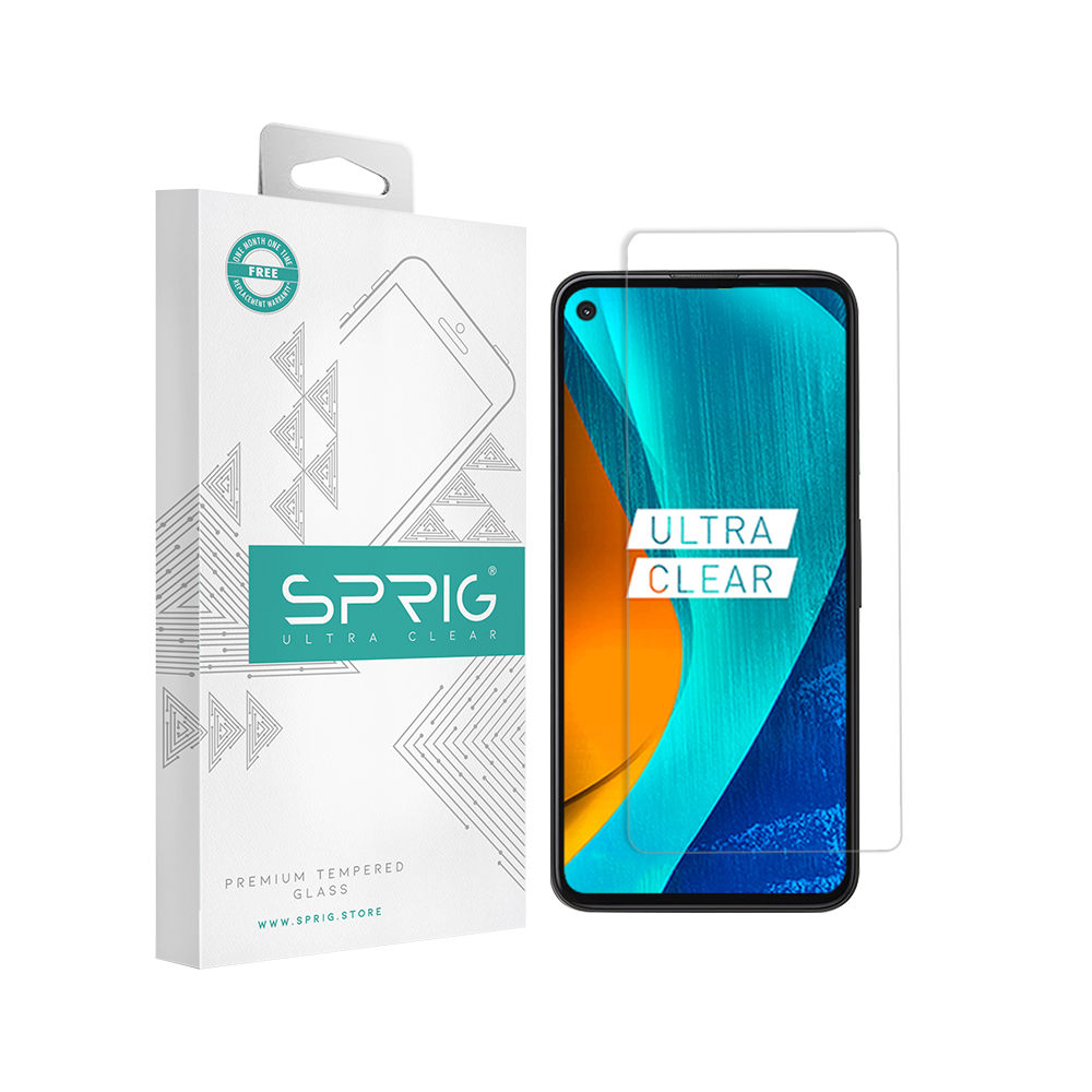 OPPO A76 Tempered Glass Screen Guard by Sprig
