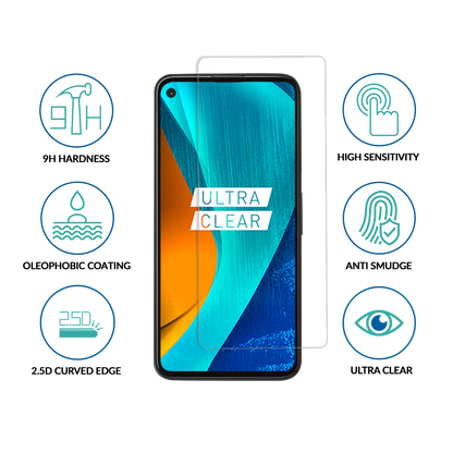 Sprig Clear Tempered Glass Screen Protector for Realme 3i - Sprig