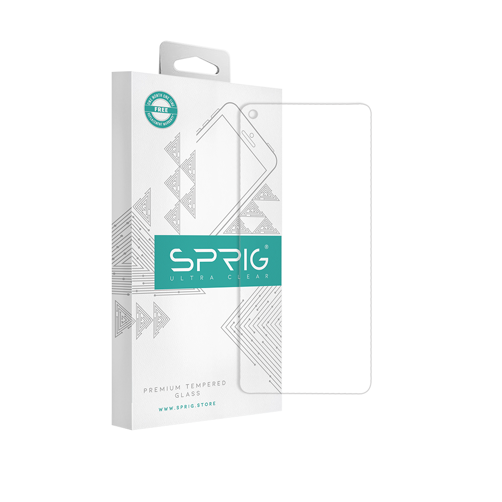 sprig clear tempered glass screen protector for mi 10t