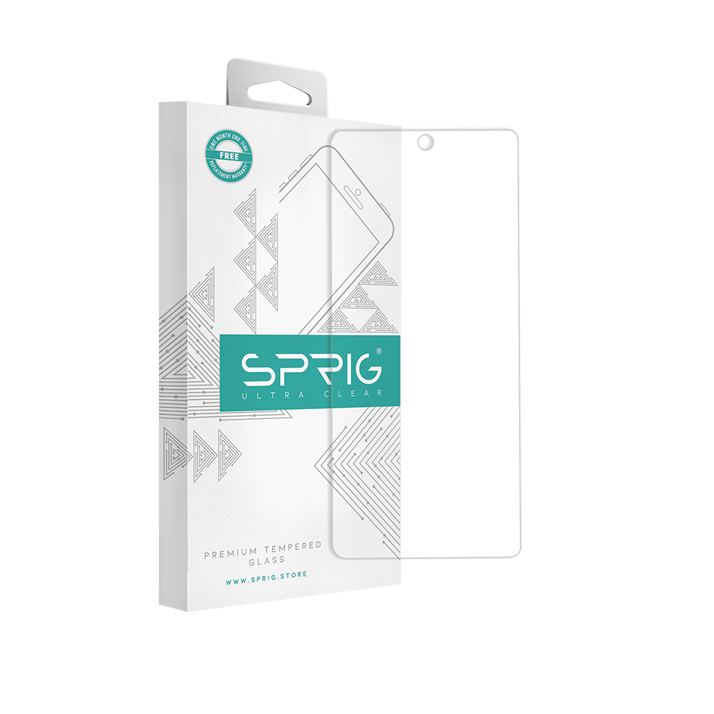 sprig clear tempered glass screen protector for redmi 10 prime