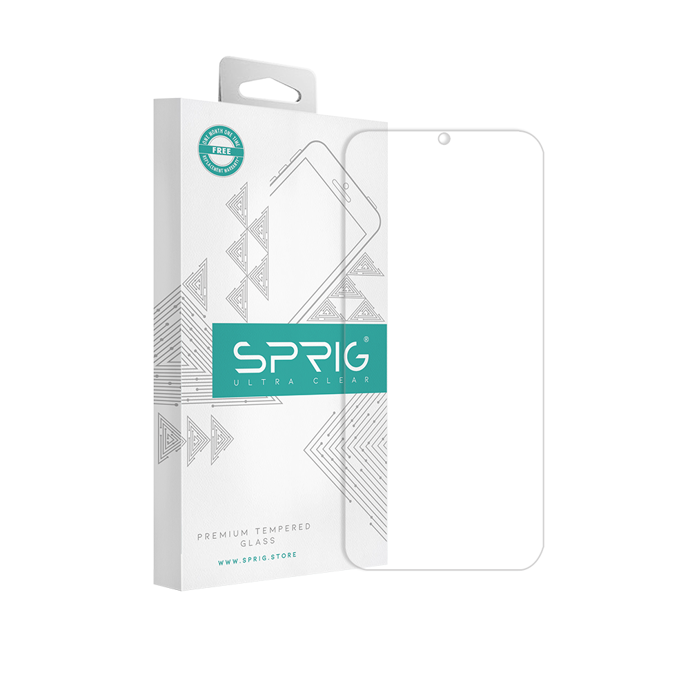 sprig clear tempered glass screen protector for realme c25s