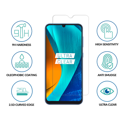 sprig clear tempered glass for mi redmi a3