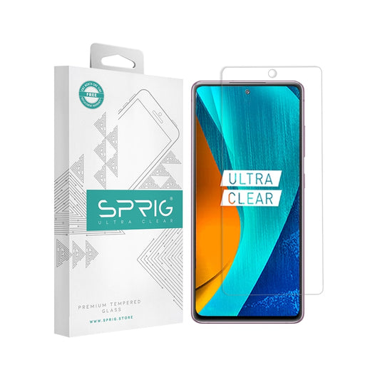 Moto G52 Tempered Glass Screen Guard by Sprig