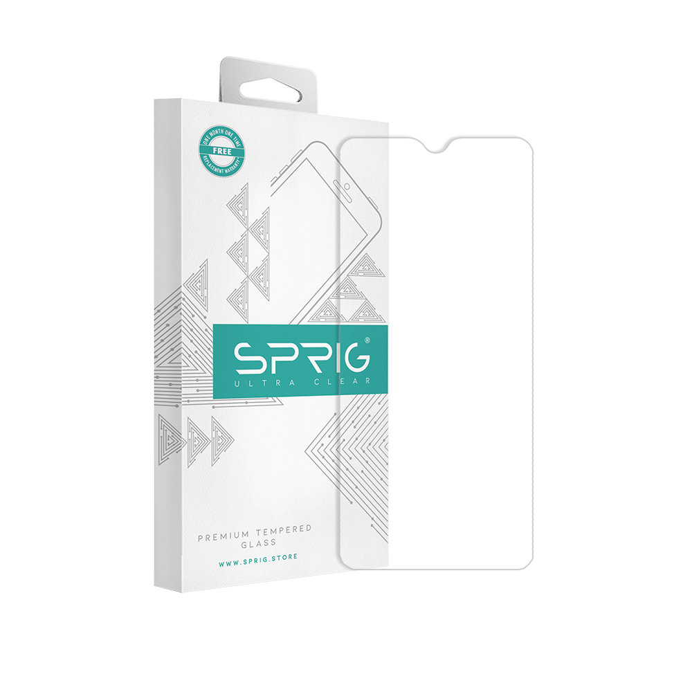 sprig clear tempered glass screen protector for vivo v21 5g