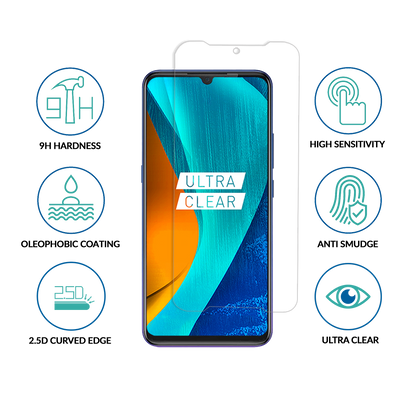 sprig's clear tempered glass/screen protector for vivo z1x