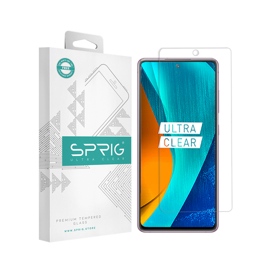 Moto G82 Tempered Glass Screen Guard by Sprig
