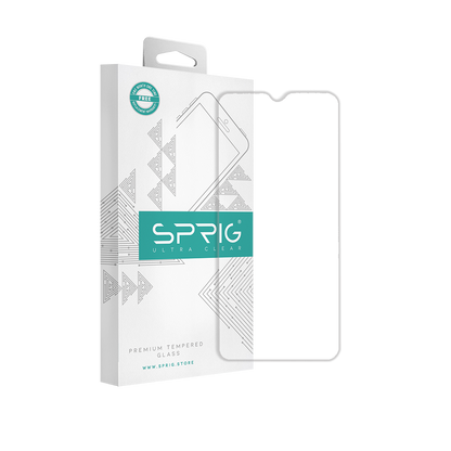 sprig clear tempered glass screen protector for realme c21y