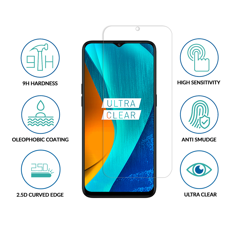 sprig clear tempered glass screen protector for honor 8x max