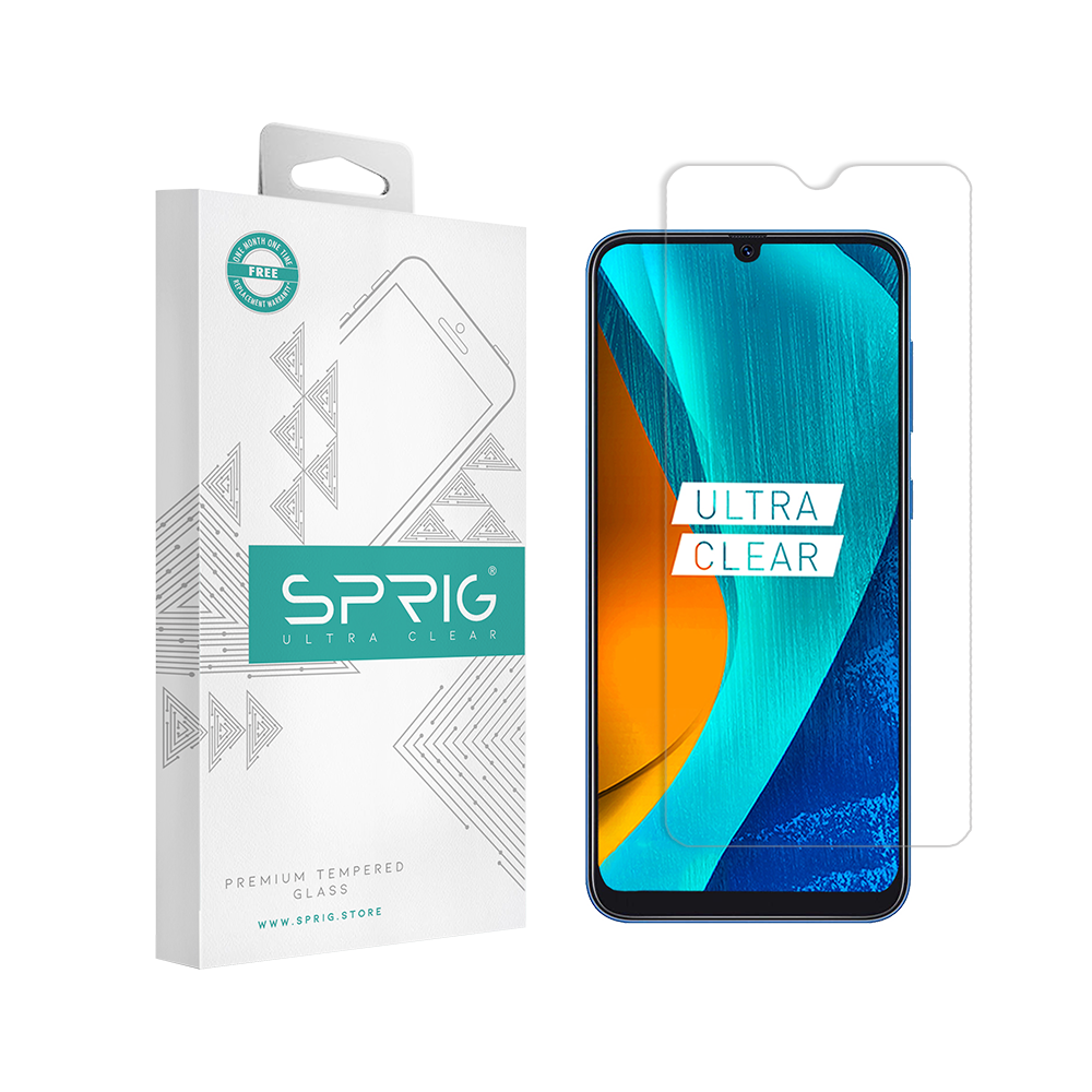 Vivo Y22 Tempered Glass Screen Guard by Sprig