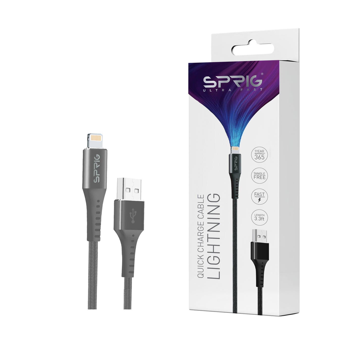 Lightning Charging Cable by Sprig