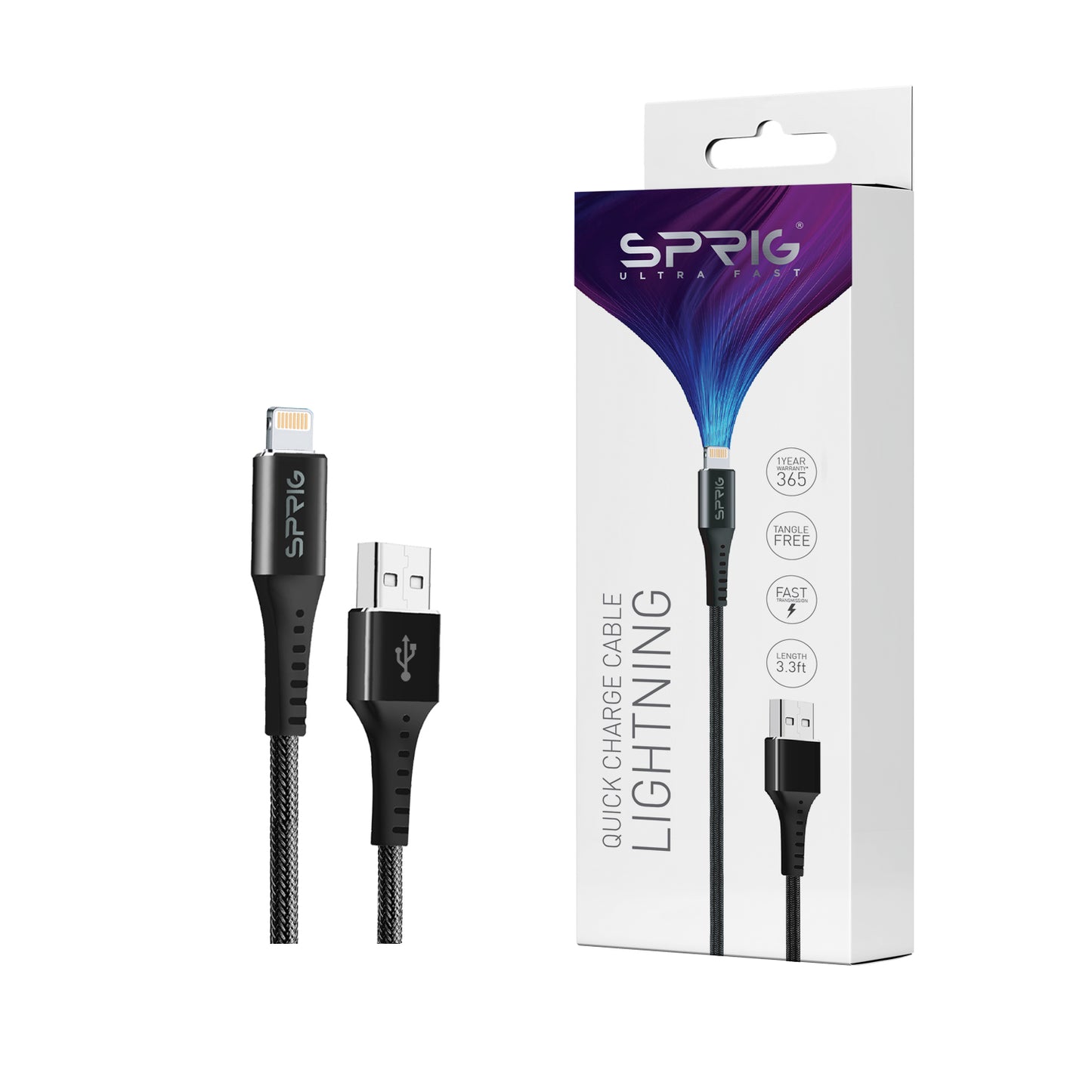 Lightning Charging Cable by Sprig