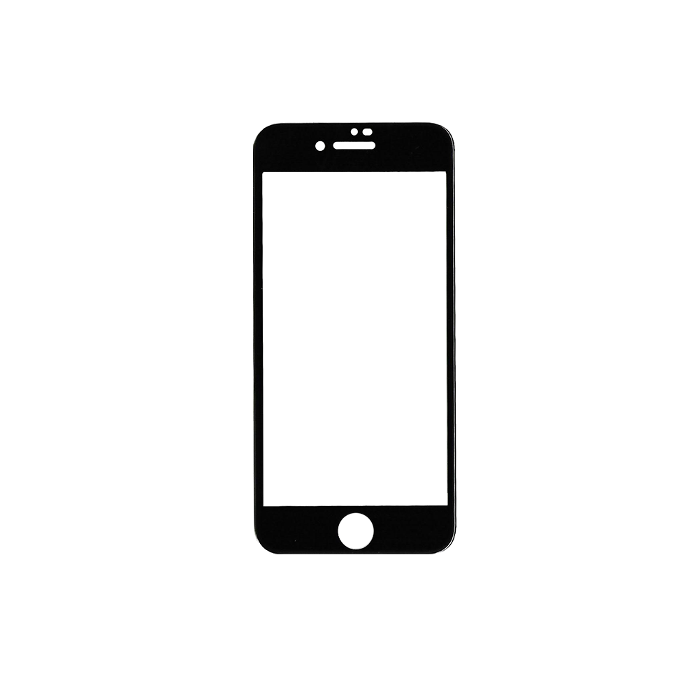 sprig full cover tempered glass/ screen protector for iphone se 2022 (black)