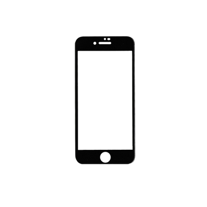 sprig full cover tempered glass/ screen protector for iphone se 2022 (black)